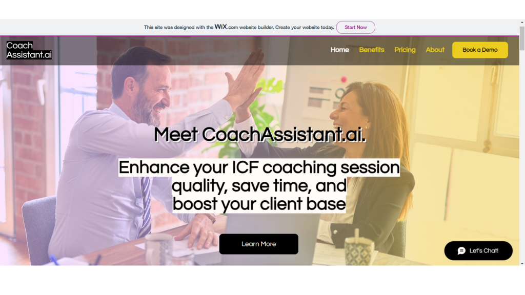 Landing page